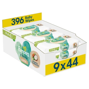 PAMPERS Ubrousky vlhčené Harmonie Coconut Plastic Free 9x44 ks