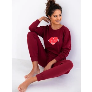 Pyjamas Sensis Mercy length/yr S-XL burgundy 083