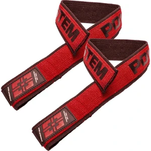 Power System Duplex Straps posilňovacie trhačky na mŕtvy ťah farba Red