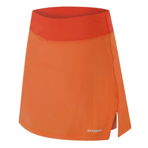 Women's functional skirt with shorts HUSKY Flamy L orange