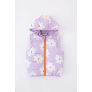 DEFACTO Baby Girls Water Repellent Hooded Inflatable Vest