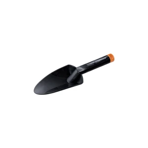 Čierna záhradná lopatka zo sklolaminátu Fiskars Solid, šírka 8,4 cm