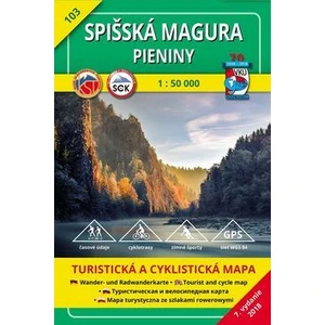 Spišská Magura, Pieniny 1:50 000