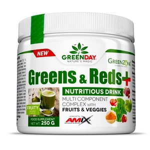 Amix Greens & Reds + 250 g ovoce