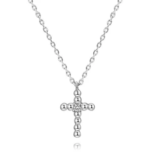 Beneto Stříbrný náhrdelník s křížkem AGS1226/47
