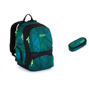 Zelený studentský batoh Topgal ROTH 21033 B,Zelený studentský batoh Topgal ROTH 21033 B