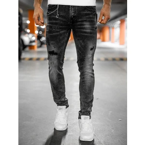 Černé pánské džíny slim fit Bolf 60027W0