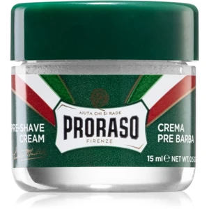 Proraso Green krém pred holením cestovný pre mužov 15 ml