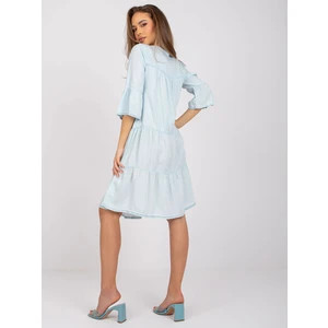 Light blue dress above the knee SUBLEVEL