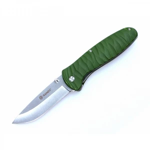 Zavírací nůž G6252 Ganzo® – Stříbrná čepel – Satin, Zelená (Barva: Zelená, Varianta: Stříbrná čepel – Satin)