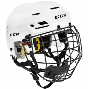 CCM Hokejová helma Tacks 210 Combo SR Bílá S