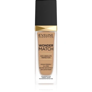 Eveline Cosmetics Wonder Match dlhotrvajúci tekutý make-up s kyselinou hyalurónovou odtieň 40 Sand 30 ml