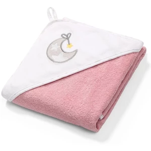 BabyOno Towel osuška s kapucí 76 x 76 cm Pink 1 ks