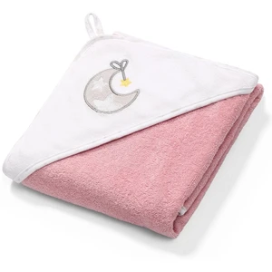 BabyOno Towel osuška s kapucí 76 x 76 cm Pink 1 ks