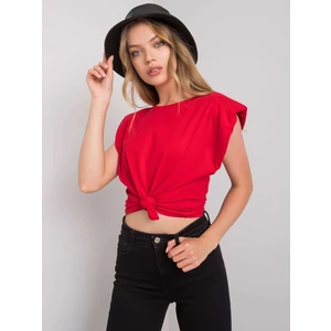 Women's red t-shirt