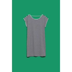 WOMEN'S DRESS L-SU-4055 BÍLO_ČERNÉ