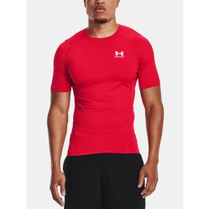 Under Armour Tričko UA HG Armour Comp SS-RED