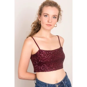 BSL Maroon short top