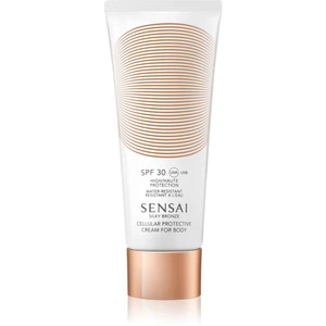 Sensai Silky Bronze opalovací krém proti stárnutí pokožky SPF 30 150 ml