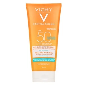 Vichy Capital Soleil ultratající mléčný gel pro vlhkou nebo suchou pokožku SPF 50 200 ml