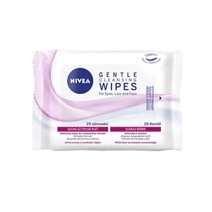 Nivea Zklidňující pleťové ubrousky pro suchou a citlivou pleť (Cleansing Wipes) 25 ks