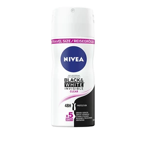 Nivea Antiperspirant ve spreji Invisible For Black & White Clear mini (Antiperspirant) 100 ml