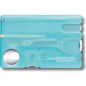 Victorinox SwissCard Nailcare Iceblue Translucent