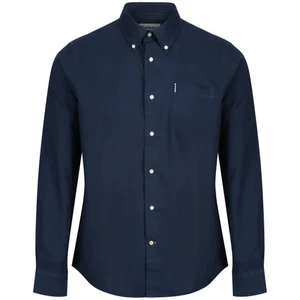 Barbour Tmavo modrá košeľa Barbour Oxford (button-down) - S