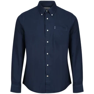 Barbour Tmavo modrá košeľa Barbour Oxford (button-down) - S