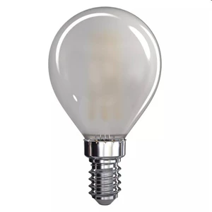 EMOS LED Izzó Filament Mini Globe matná 4W E14, meleg fehér
