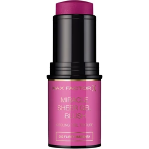 Max Factor Miracle Sheer Gel tvářenka v tyčince odstín 002 Flirty Magenta 8 g