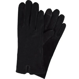 Semiline Woman's Women Suede Antibacterial Gloves P8204