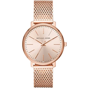 Pink-gold women's watch with stainless steel strap Michael Kors Pyper - Women