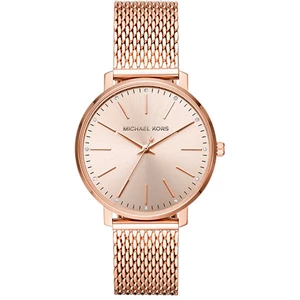 Pink-gold women's watch with stainless steel strap Michael Kors Pyper - Women