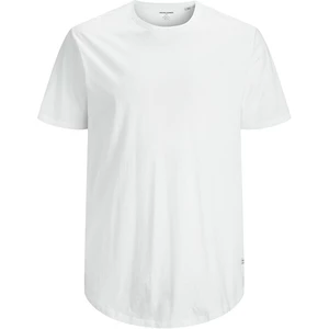 Jack&Jones PLUS Pánske tričko JJENOA 12184933 White 4XL