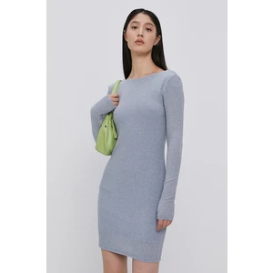 Light Blue Sheath Dress with Exposed Back TALLY WEiJL - Women