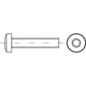 Šroub s čočkovou hlavou TOOLCRAFT TO-5440800, N/A, M5, 16 mm, ocel, 1000 ks