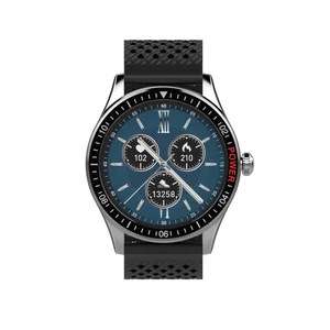Inteligentné hodinky Carneo Prime GTR man čierne/strieborné... Chytré hodinky 1.3" 360 x 360,  akcelerometer, gyroskop, senzor srdečního tepu, budík,