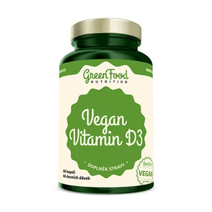 GreenFood Vegan Vitamin D3 60 kapslí