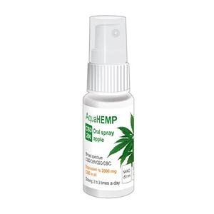 OVONEX AquaHEMP spray APPLE broad spectrum CBD 200 - 25 ml