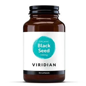 Viridian Black Seed 450 mg Organic (BIO Egyptská čierna rasca) 90 kapsúl