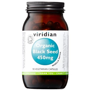 Viridian Black Seed 450 mg Organic (BIO Egyptský černý kmín) 90 kapslí