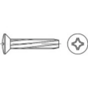 Šroub závitořezný TOOLCRAFT 141845, N/A, M6, 25 mm, ocel, 500 ks