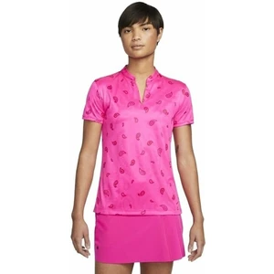 Nike Dri-Fit Victory Short Sleeve Womens Polo Shirt Pink L