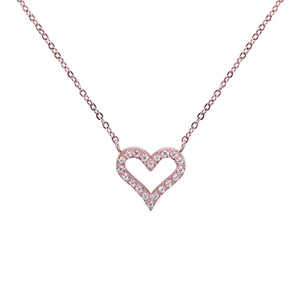 VUCH Rose Gold Stipe Necklace