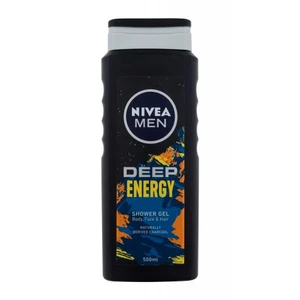 Nivea Men Deep Energy Body, Face & Hair 500 ml sprchovací gél pre mužov