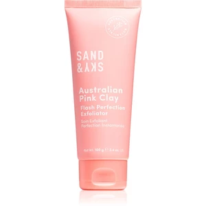 Sand & Sky Australian Pink Clay Flash Perfection Exfoliator čistiaci peeling pre stiahnutie pórov a matný vzhľad pleti 100 ml
