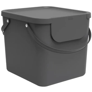Szary pojemnik na odpady kompostowalne 40 l Albula - Rotho