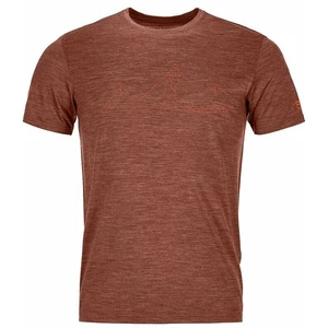 Ortovox T-shirt outdoor 150 Cool Mountain Face T-Shirt M Orange Blend 2XL