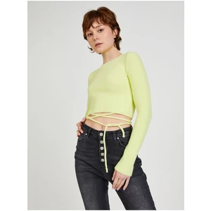 Neon Green Short Sweater TALLY WEiJL - Women